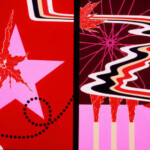 2001, 51 x 80 inches (diptych), acrylic on canvas, (Private Collection, San Francisco, CA)